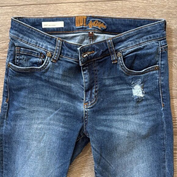 Kut From The Kloth Janet Ankle Skinny Lightly Distressed Size 4 - Picture 4 of 8